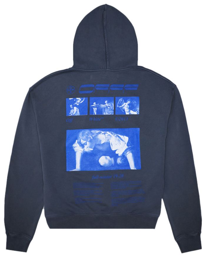 Off White Hardcore Caravaggio Over Hoodie Indigo