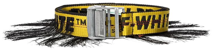 Off White Artisan Industrial Belt YellowBlack