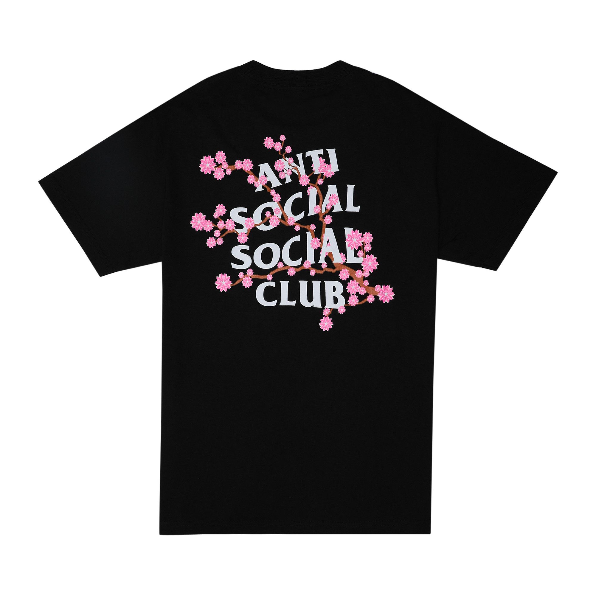 Buy Anti Social Social Club Cherry Blossom T Shirt Black 0657 11CHER BLAC GOAT