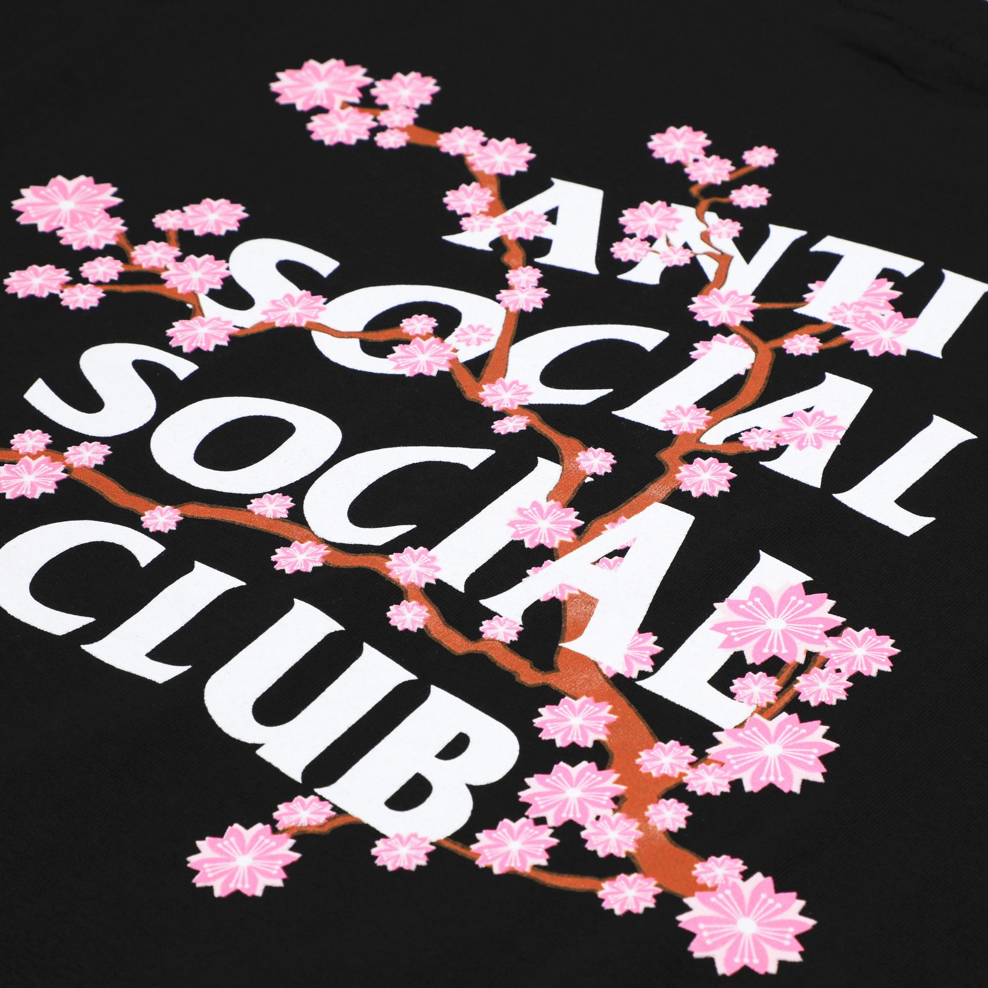 Buy Anti Social Social Club Cherry Blossom T-Shirt 'Black