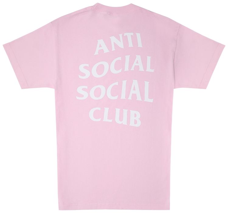 Anti Social Social Club Logo 2 T Shirt Pink