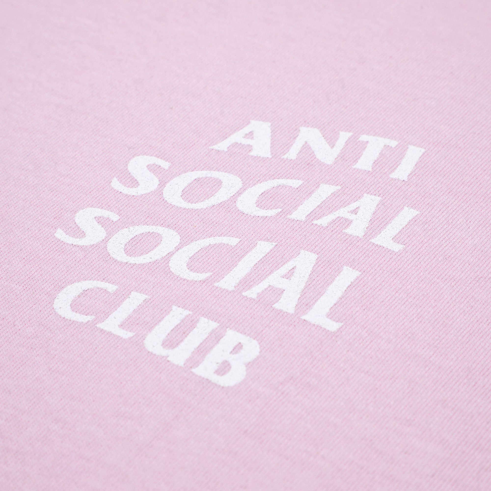 Anti social social club t shirt pink store