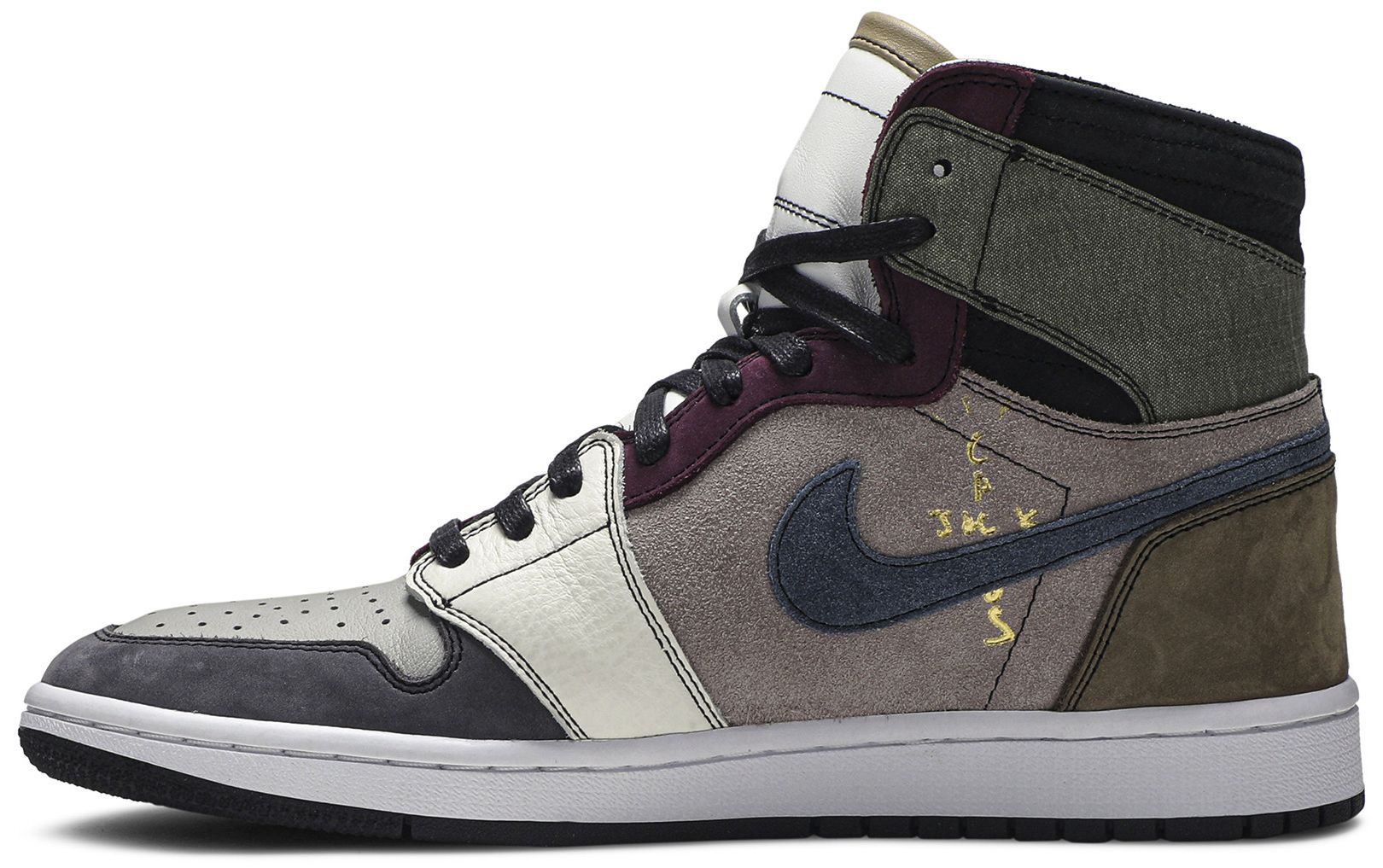 travis scott earth tone scrap leather