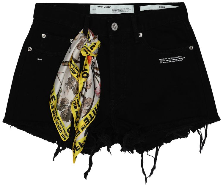 Off White Shorts Vintage Black