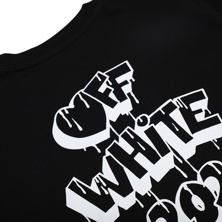 Off White Markers Casual Tee Black