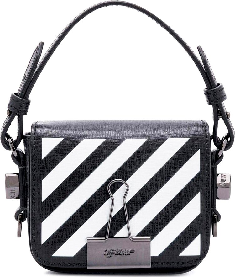 Off-White Diagonal Stripe Mini Flap Bag, $1,155, Nordstrom