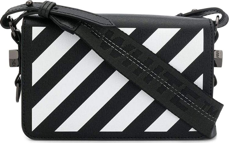 Buy Off-White Diag Mini Flap Bag 'Black' - OWNA038E194231071001