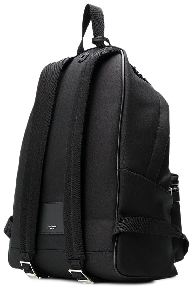Saint Laurent Logo Backpack Black