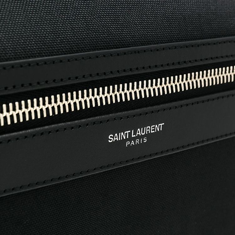Saint Laurent Logo Backpack Black