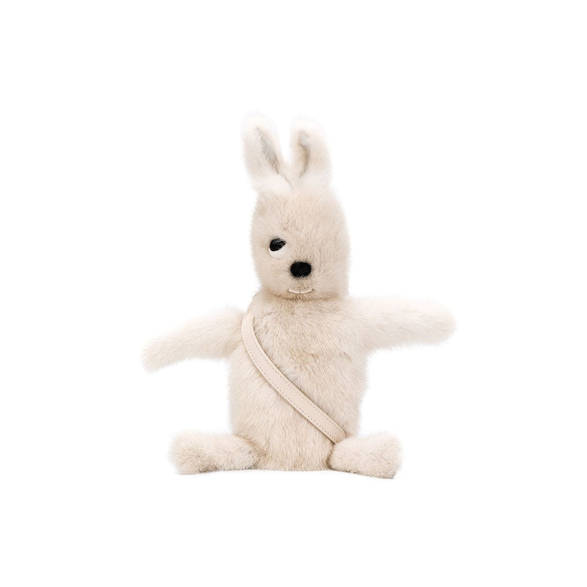 Rick Owens / リックオウエンス | HUN FAT BUNNY ファー ショルダーバッグ | ライトブルー | レディース Rick Owens - Rick Owens / リックオウエンス | HUN FAT BUNNY ファー
