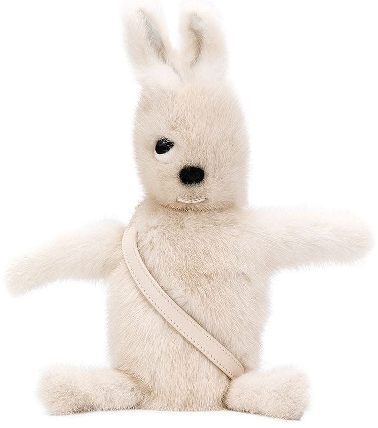 Rick Owens Hun Mink Fur Fat Bunny Milk