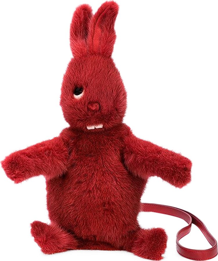 Rick Owens Hun Mink Fur Fat Bunny 'Cardinal Red'