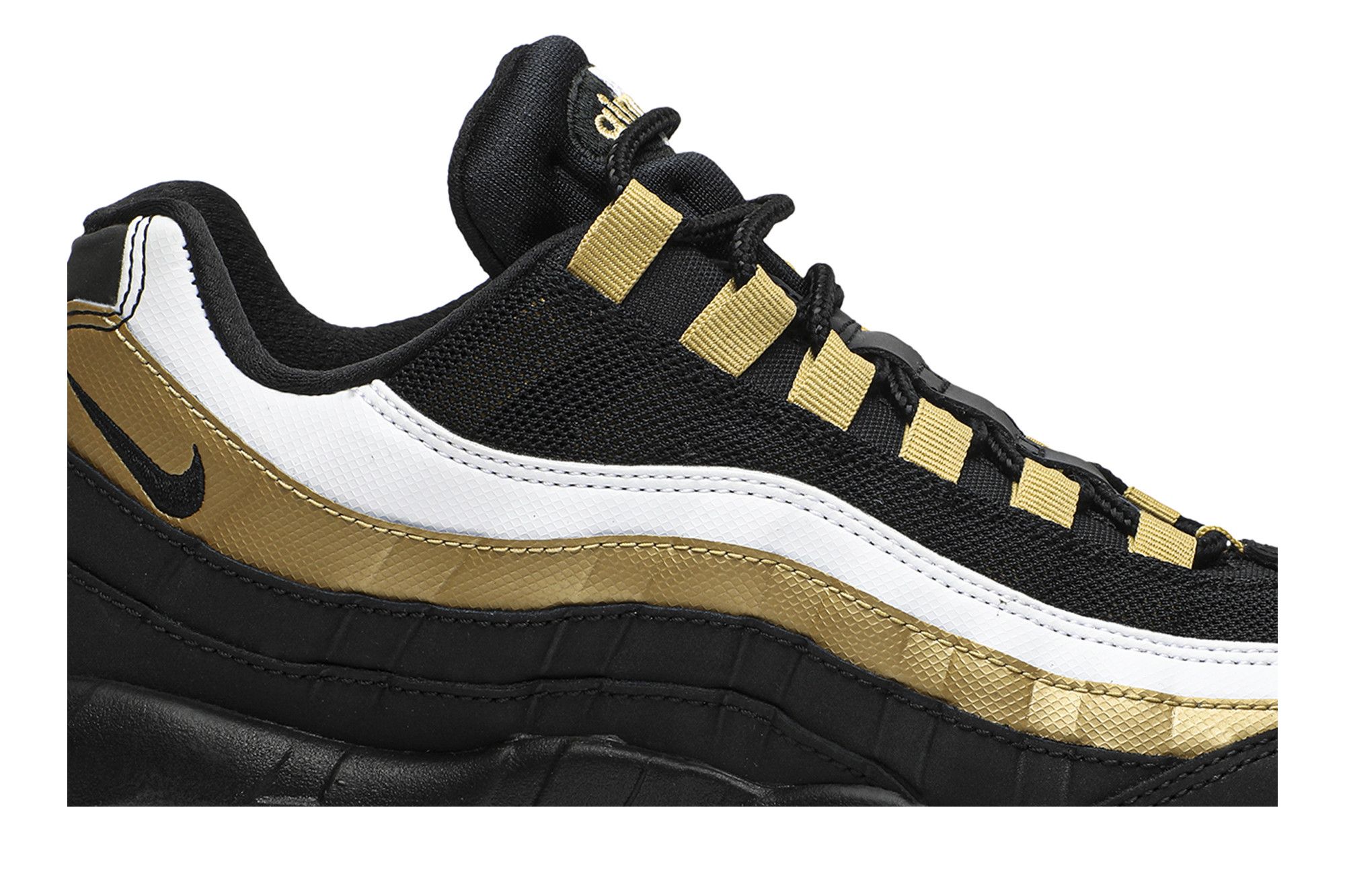 Buy Air Max 95 OG Black Gold AT2865 002 GOAT