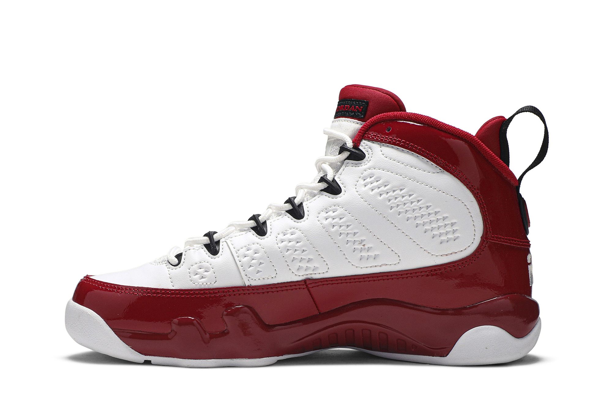 Jordan 9 retro red and white outlet