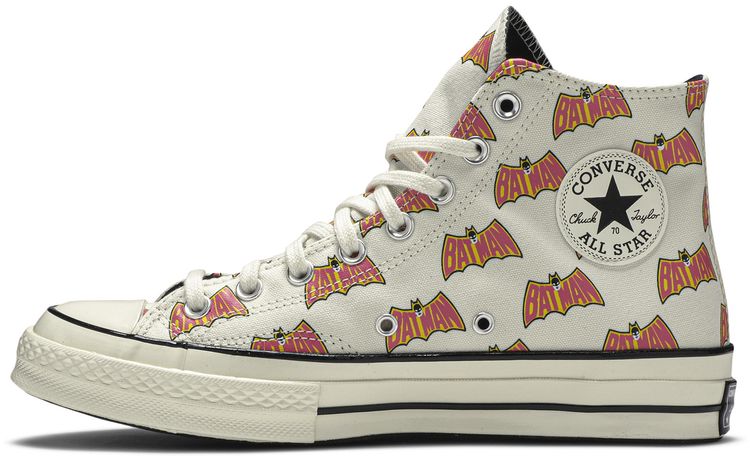 Batman x Converse Chuck 70 High 80th Anniversary White