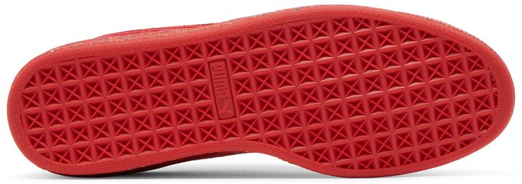 Puma Suede Triplex Mono Red Paint Splatter