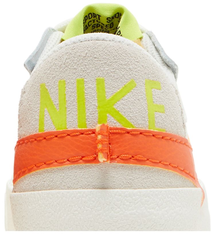 Nike Wmns Blazer Low 77 Jumbo Sail Rush Orange