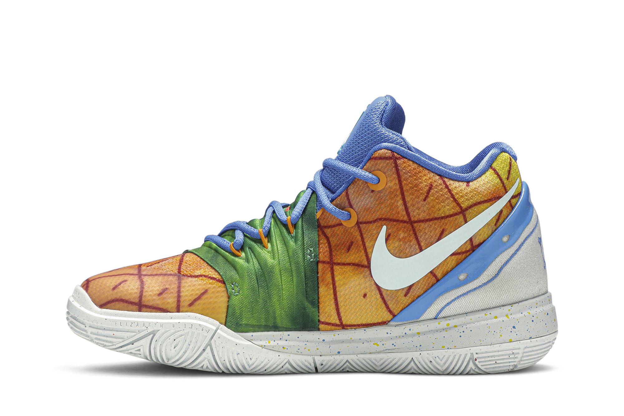 Size 11.0 SpongeBob SquarePants x Kyrie 5 PS Pineapple House