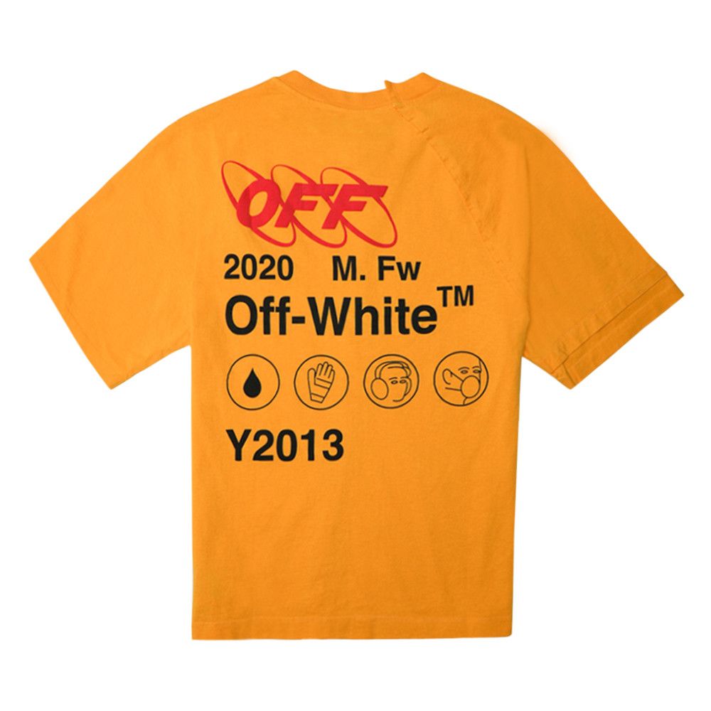 Buy Off-White Industrial Y013 Short-Sleeve Recon Tee 'Yellow/Black
