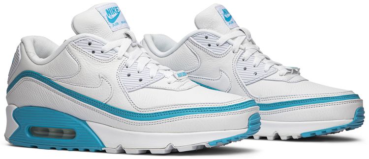 Undefeated x Nike Air Max 90 White Blue Fury