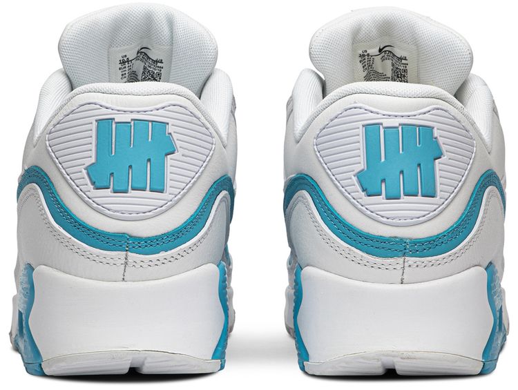 Undefeated x Nike Air Max 90 White Blue Fury