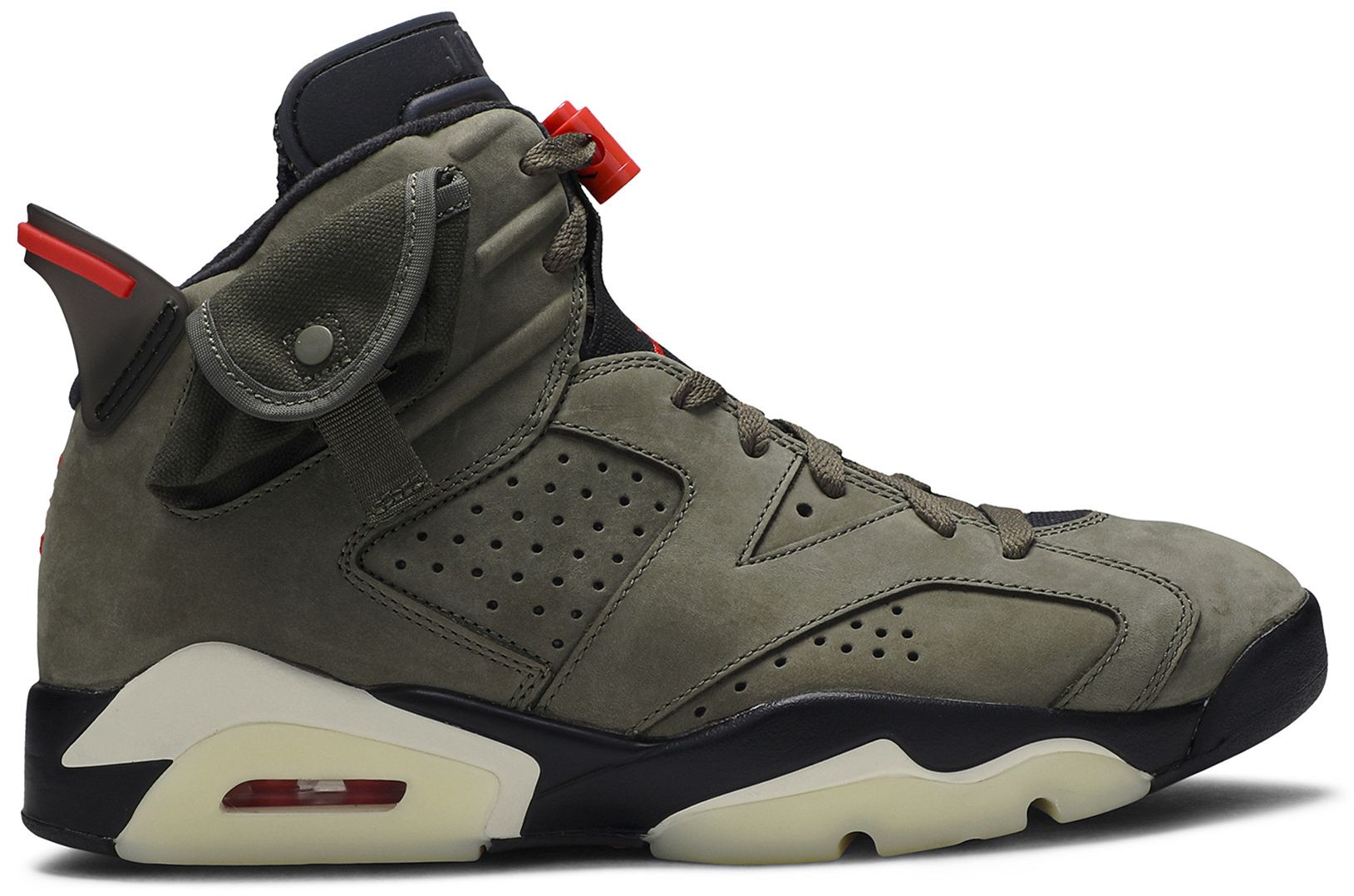 travis scott x air jordan 6 medium olive