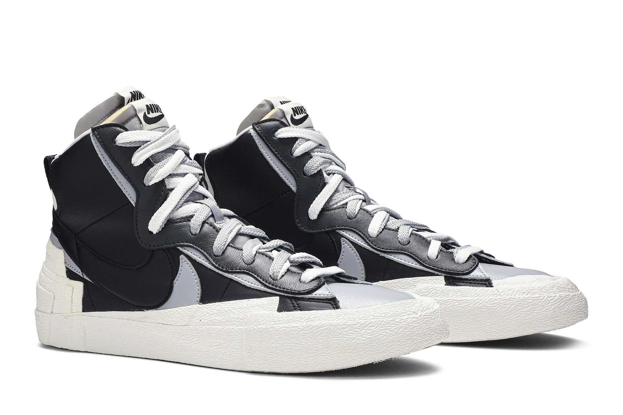 Nike x sacai blazer mid black/wolf grey stockx online