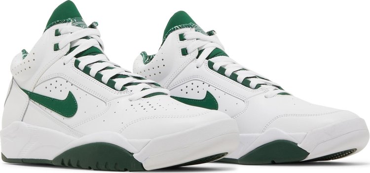 Air Flight Lite Mid White Gorge Green