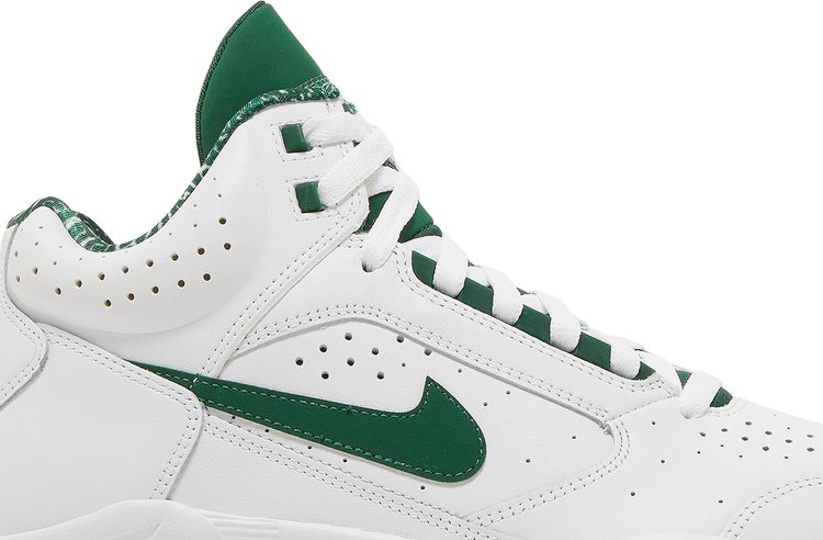 Air Flight Lite Mid White Gorge Green