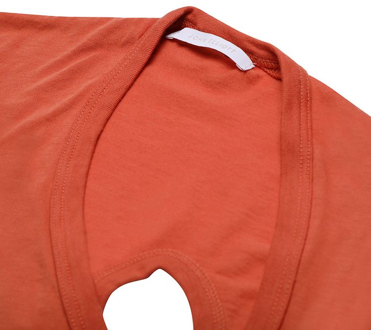 Supima Asymmetrical Short Sleeve Tee Cardinal