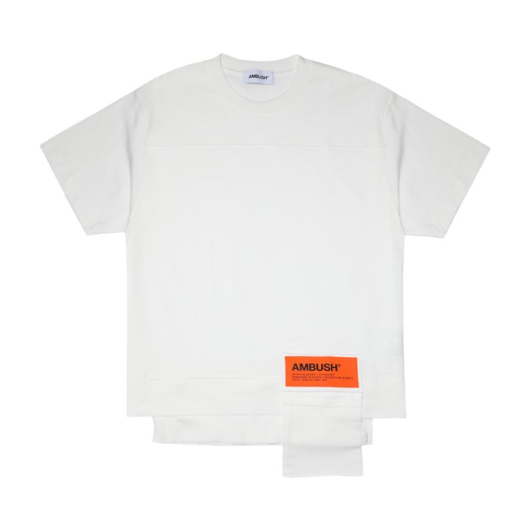 Ambush Waist Pocket T-Shirt 'White'