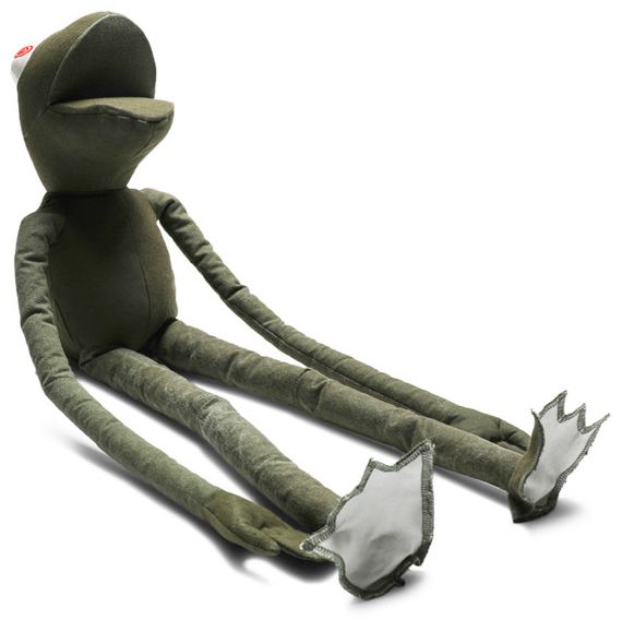 READYMADE Frogman With Googly Eyes Green