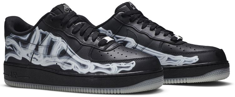 Nike Air Force 1 07 QS Black Skeleton
