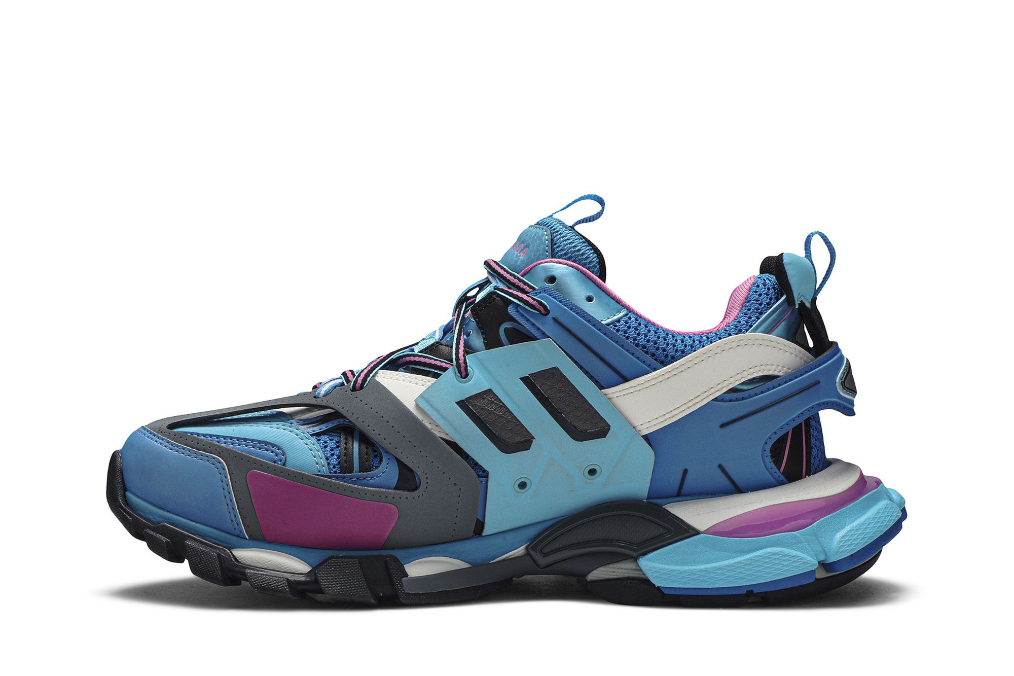 Blue and pink balenciagas 2025