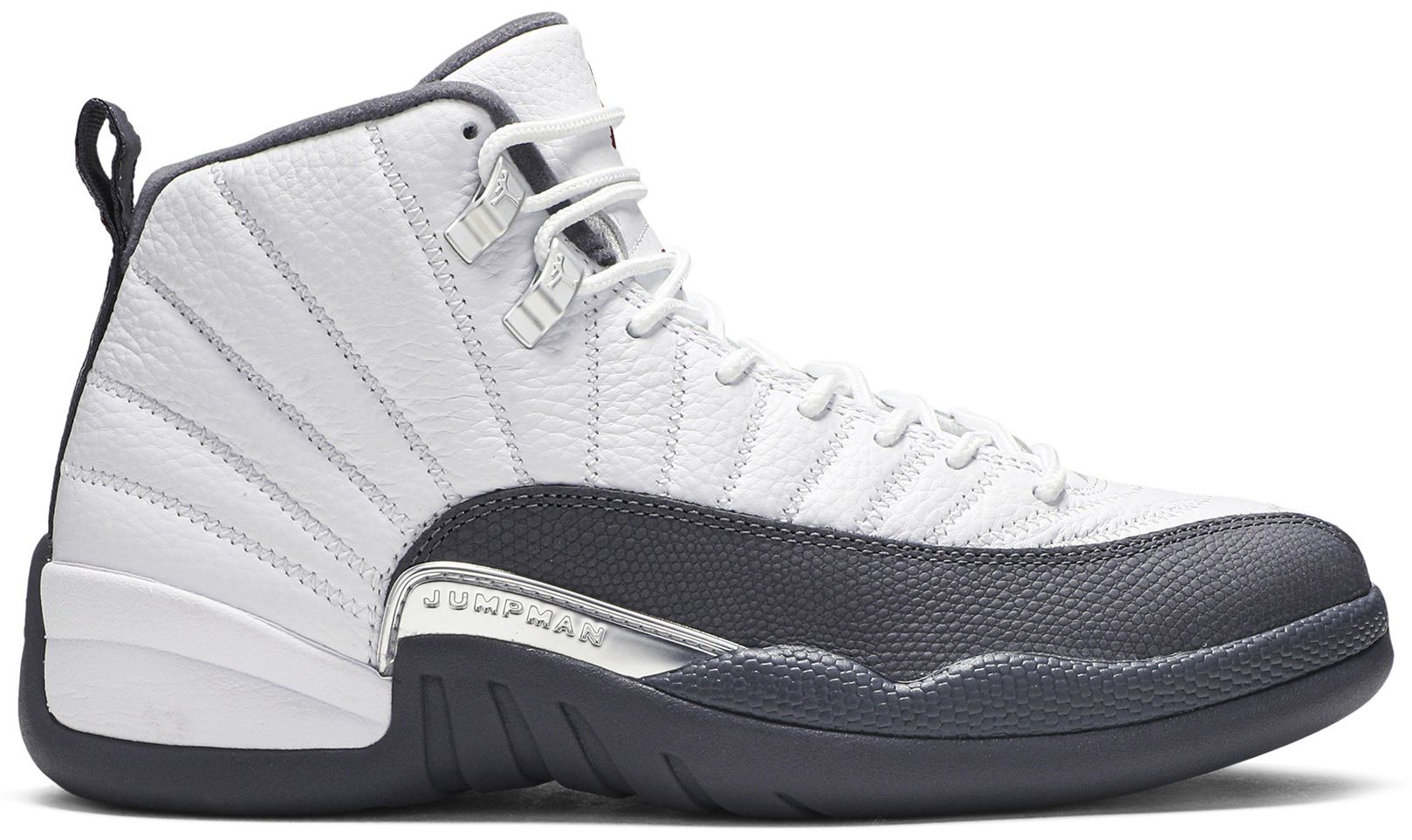 jordan 12 dark grey and white