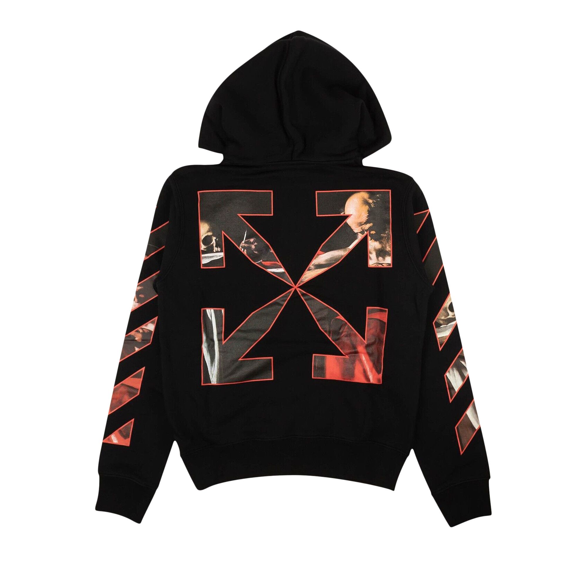 Size xs Off White Caravaggio Slim Hoodie Black Red