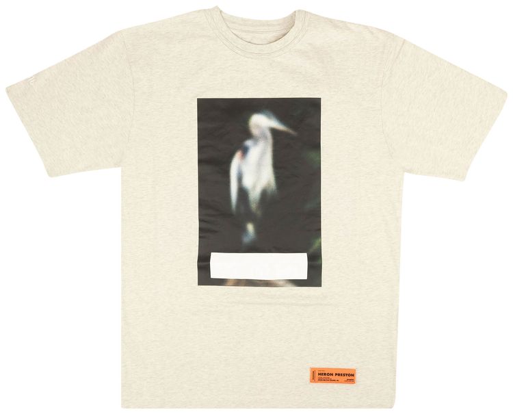Heron Preston Censored Heron Tee Grey Melange