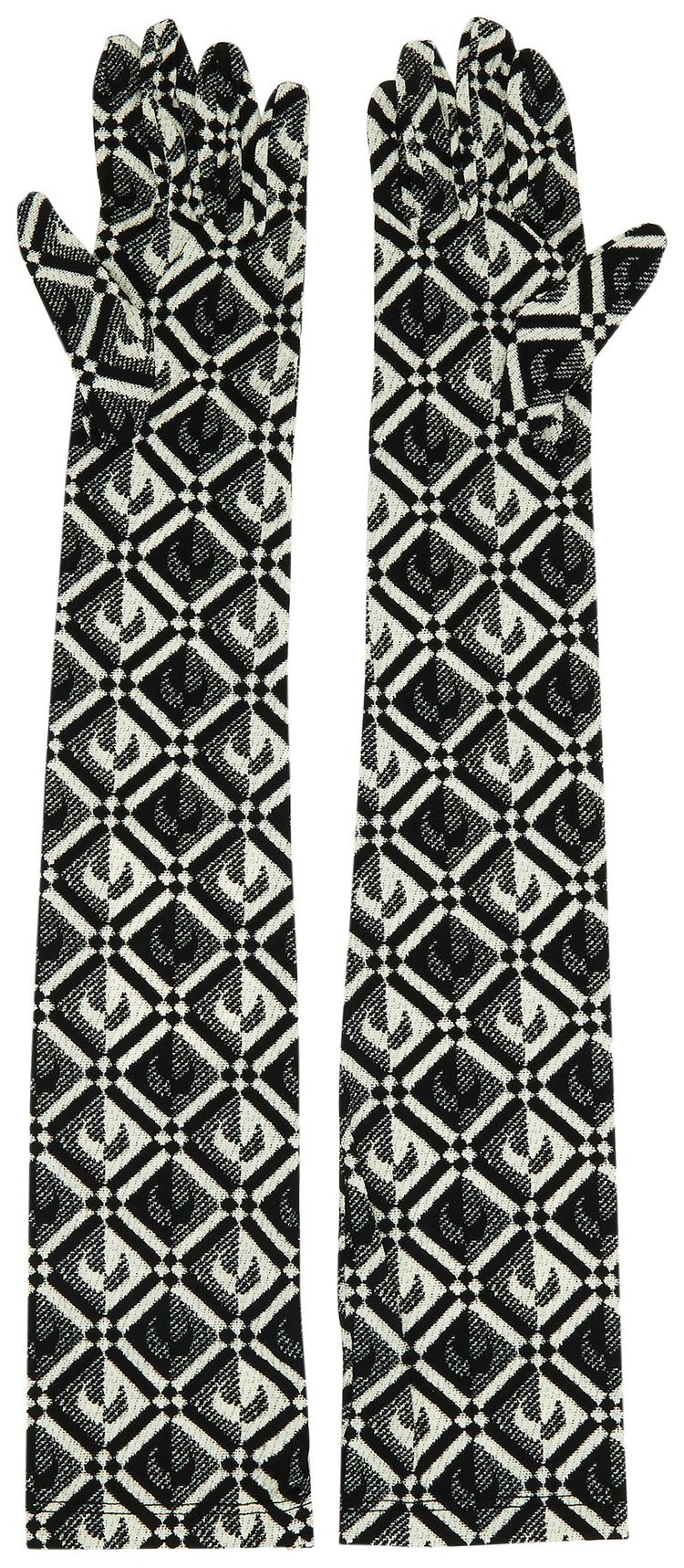 Marine Serre Moon Diamant Gloves Black