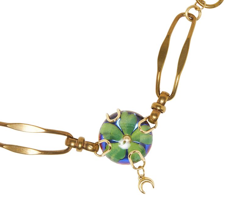 Marine Serre Elixir Gothic Bracelet Gold