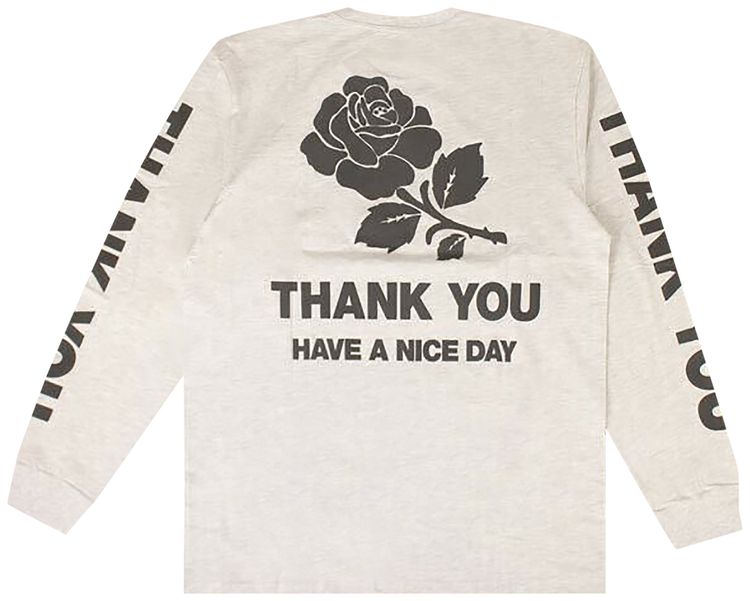 Chinatown Market On Thank You Short Sleeve T Shirt Grey