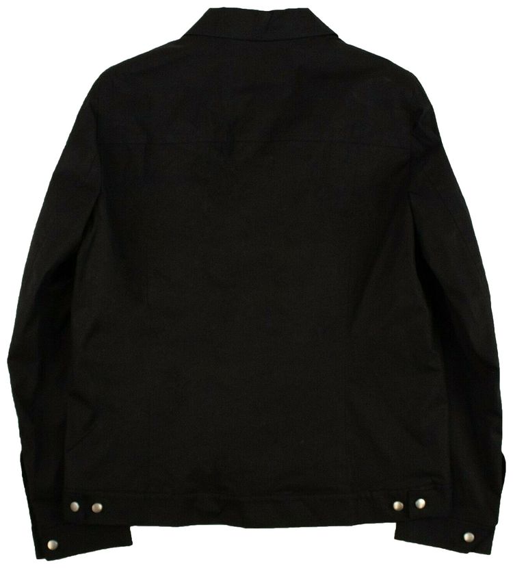 Rick Owens Stripe Embroidered Jacket Black
