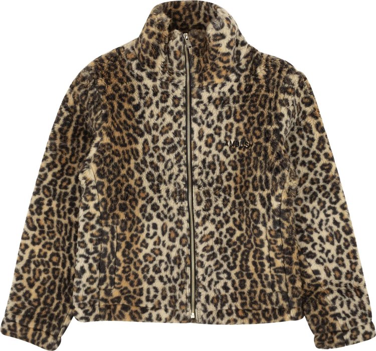 Ambush Leopard Fleece Jacket 'Brown'