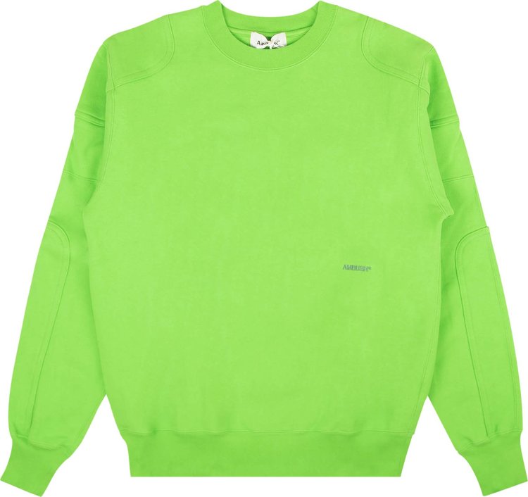 Ambush Panel Crewneck Sweatshirt 'Green'