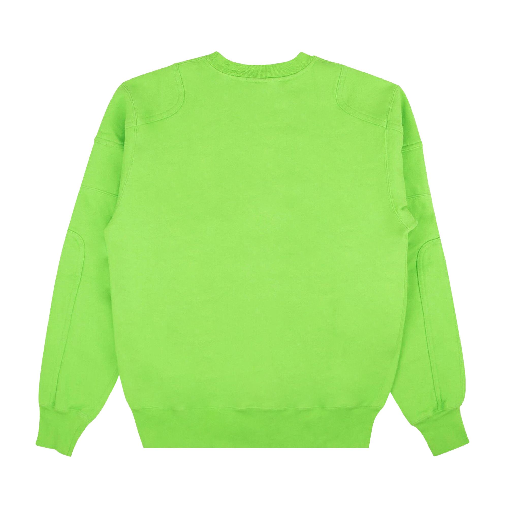 Buy Ambush Panel Crewneck Sweatshirt Green 12112061 0 GREE GOAT IT