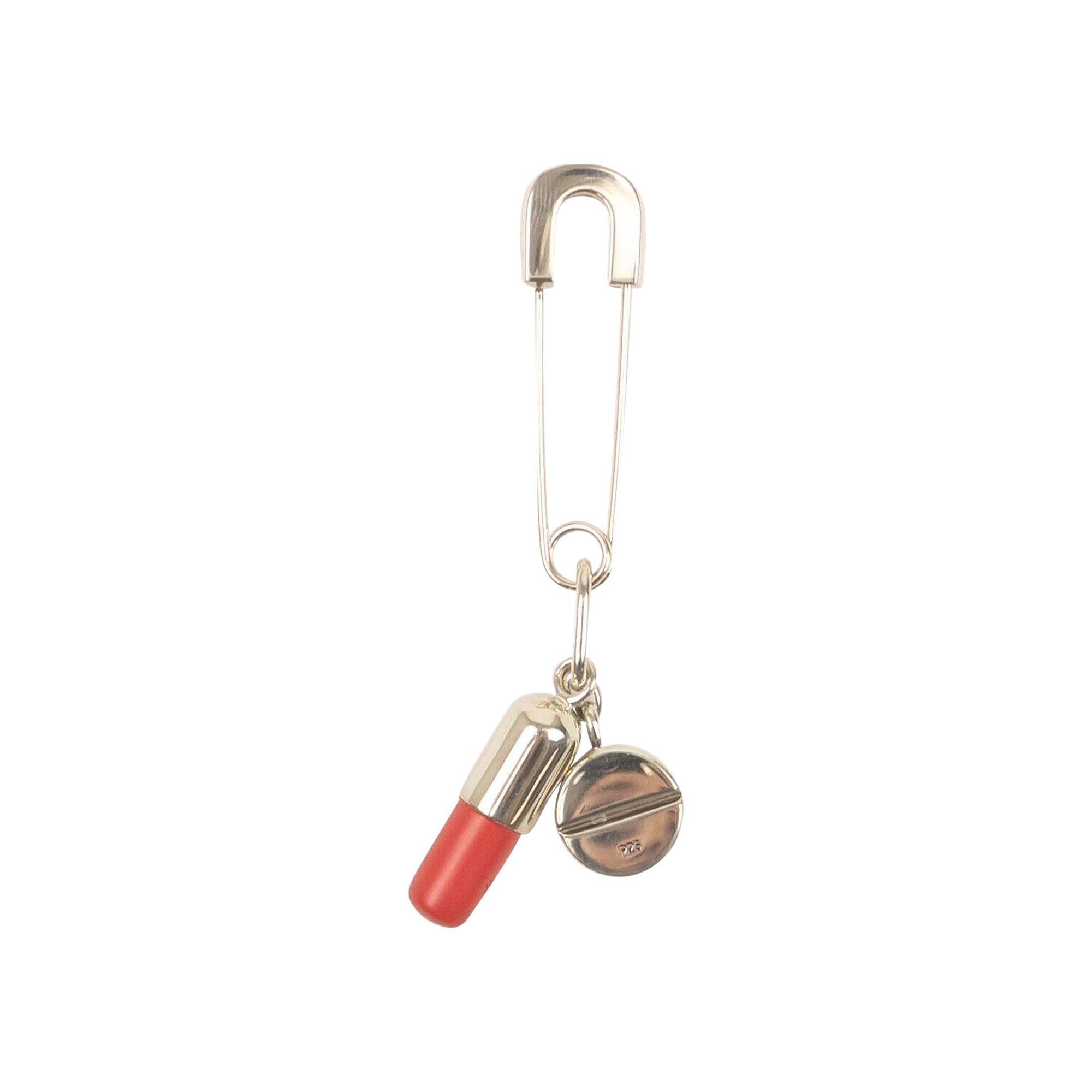 Buy Ambush Pill Charm Earring 'Grey' - 12112129 0 GREY | GOAT