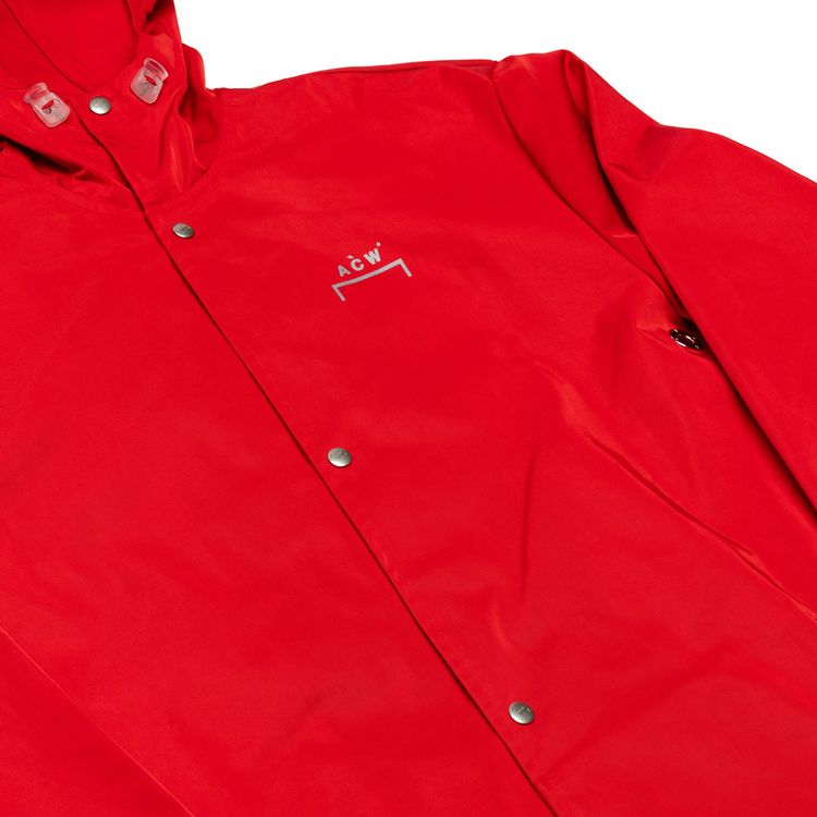 A Cold Wall Rubberised Coat Red