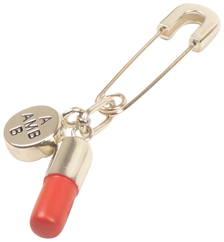 Ambush Pill Charm Earring Grey