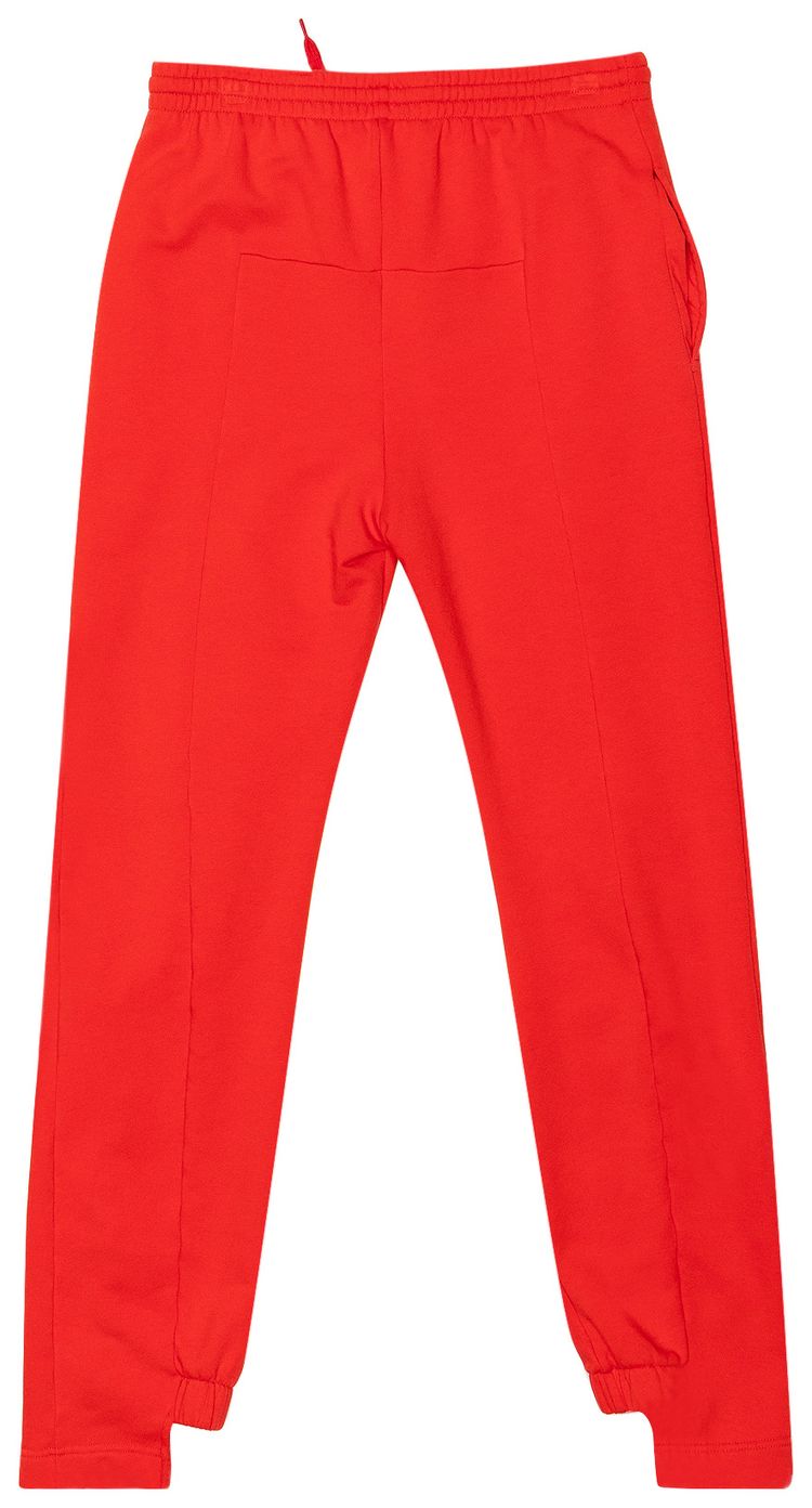 Vetements Cut Up Sweatpants Red