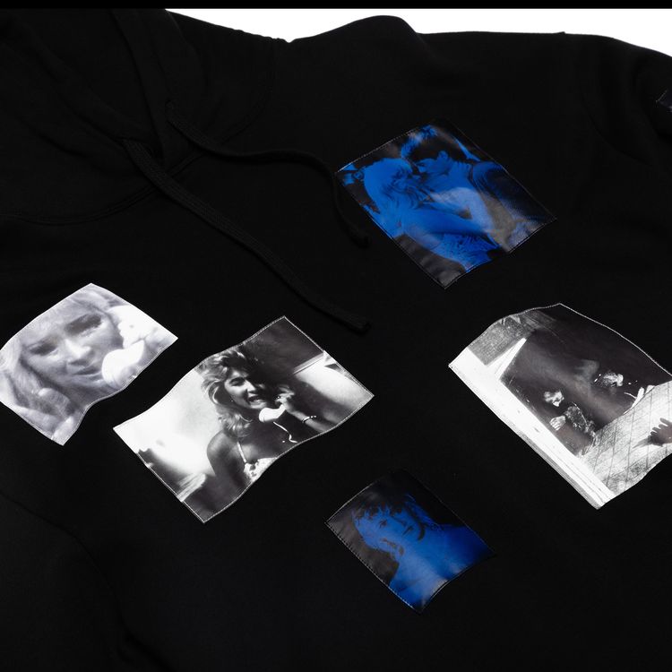 Raf Simons David Lynch Patch Hoodie Black