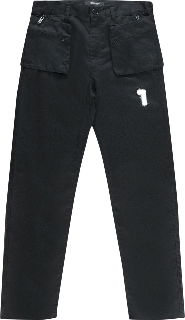 Undercover Exposed Pocket Pants 'Black'